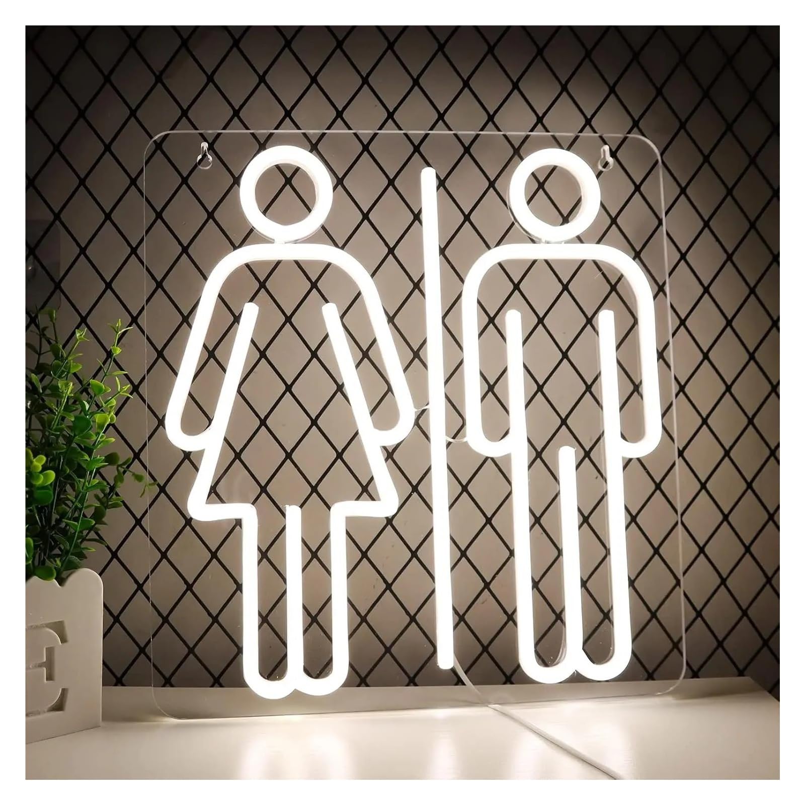 Shouxi One Color Sign Lamp Toilets Neon Lights For Bar Pub Hotel Caffee Shop Office Shopping Mall Wc Decor 33X30.5cm
