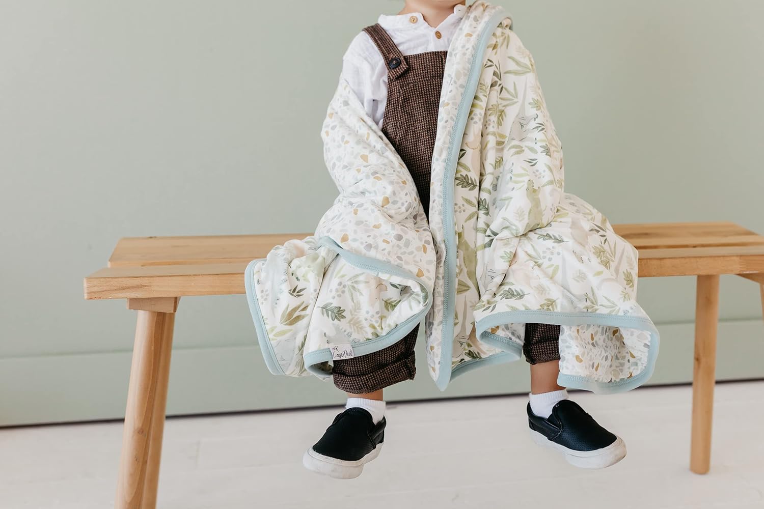 Copper Pearl Rex Three-Layer Quilt: Soft, Breathable Baby Quilts - Cozy Toddler Blanket | 46x46 Premium Polyester/Rayon