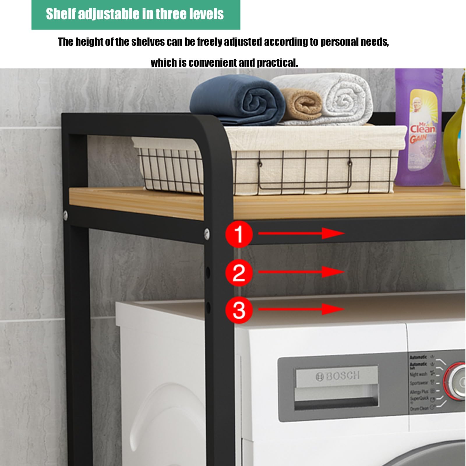 Regal Waschmaschine,wc Regal,schrank Über Waschmaschine,teleskopregal,waschmaschinenregal，ablage Für Die Arbeitsplatte Der Waschmaschine,aufbewahrungsregal Für Waschmaschinen,aufbewahrungsregal Über D