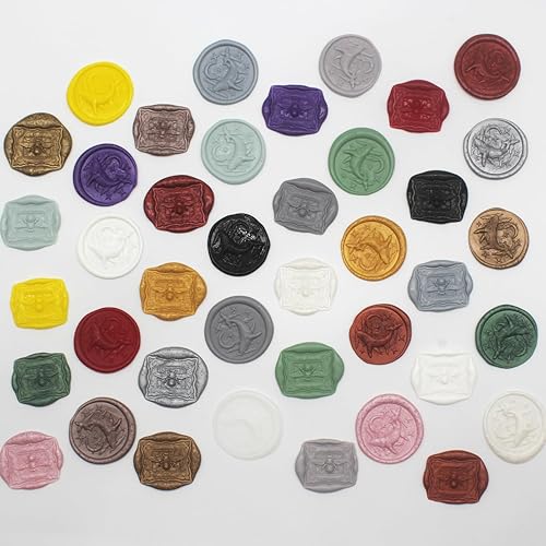 Miniatura 7 de 250 cuentas de sello de cera moradas, cuentas de cera de sellado prémium para sellos de sellos, paquete de repuesto de pellets de cera octágono para