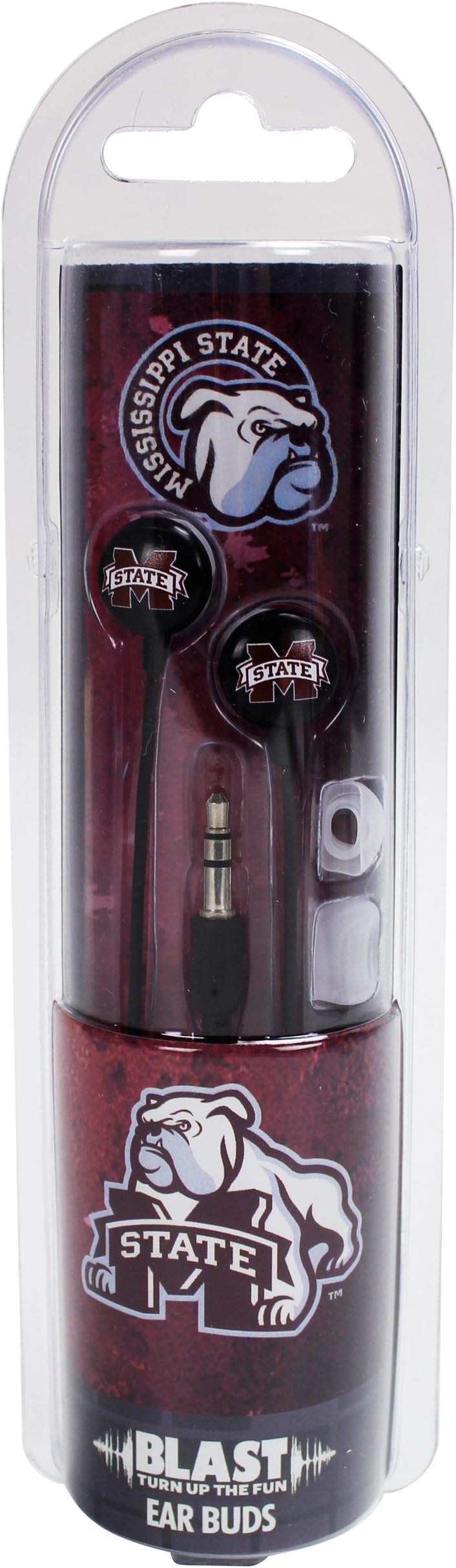 NCAA Mississippi State Bulldogs Blast Earbud Headphones