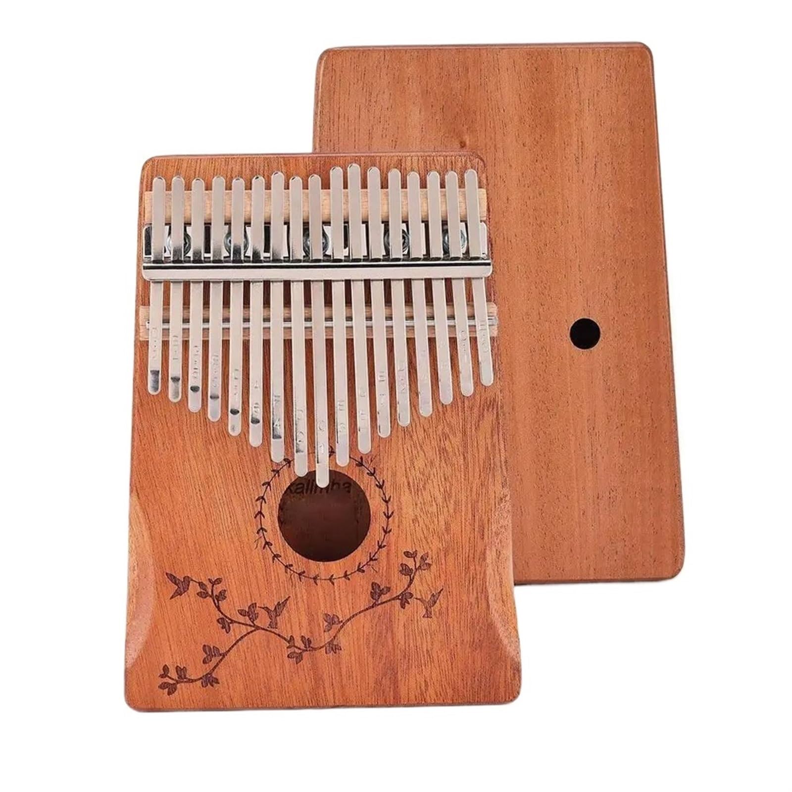 Kalimba 17-klawiszowy Fortepian Mahoniowy Z Kciukiem Kalimba Fortepian Palcowy Profesjonalny Instrument Muzyczny Do Nagrywania Występów