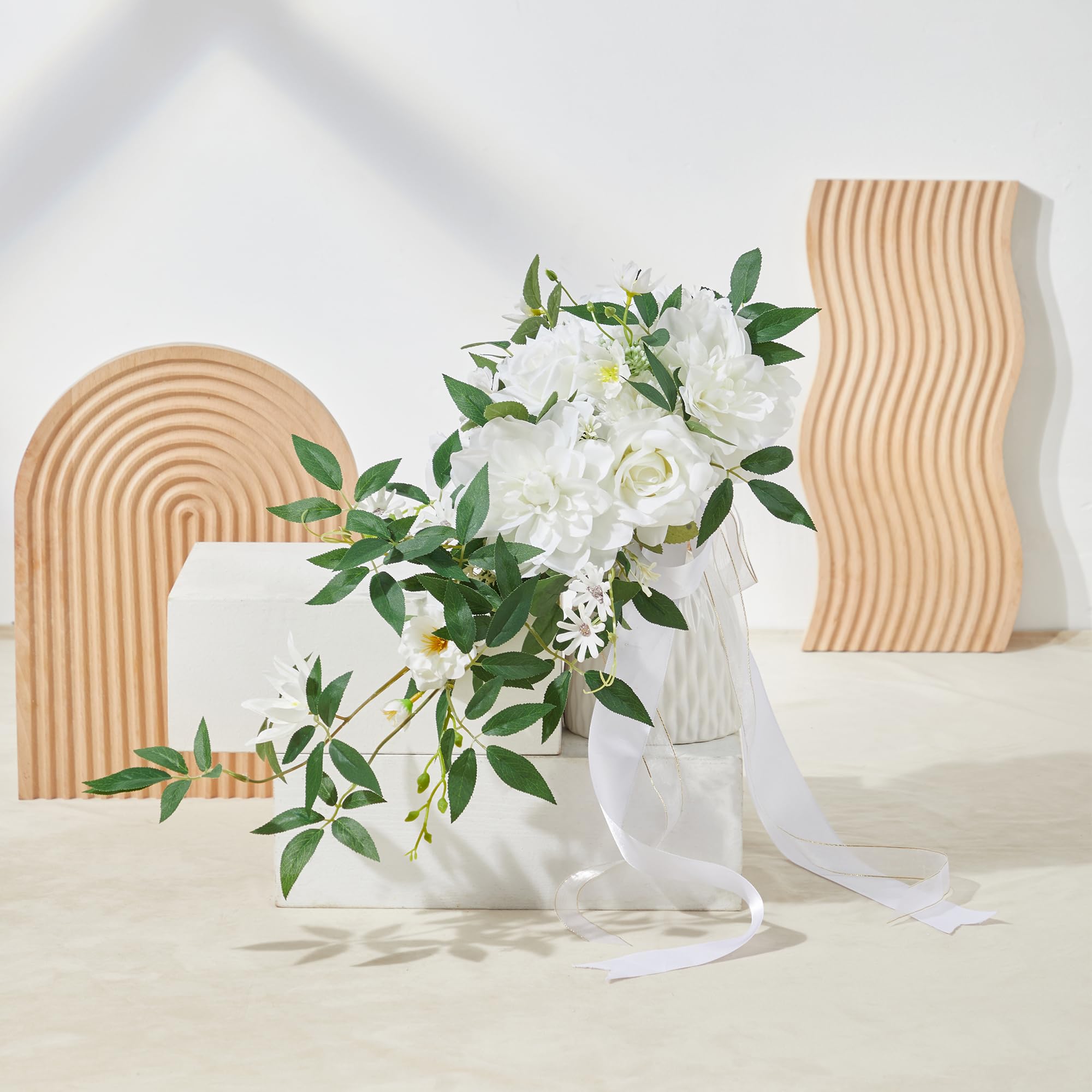 Bundle of 5 Wedding Bridal Bouquet Set Wedding Bouquet Bundle – Marshland Creative main image 2