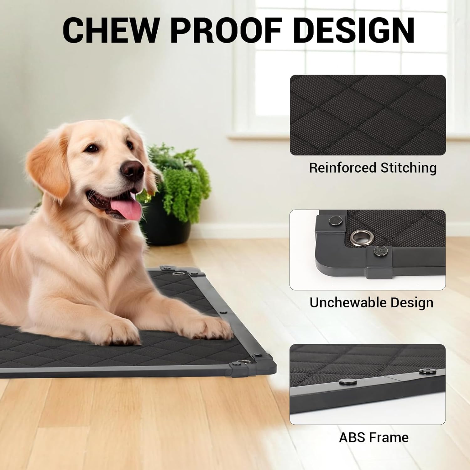 The Ultimate Indestructible Dog Bed: GRENTY Chew Proof Crate Pad Review