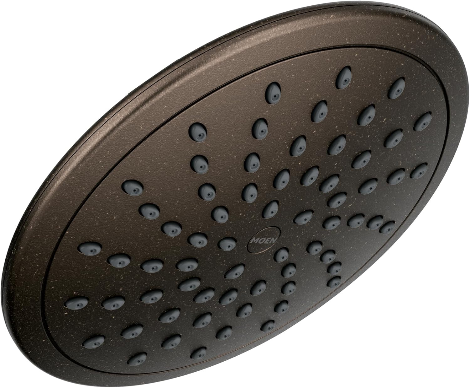 Moen Oil Rubbed Bronze Bathroom Rain Showerhead, 8-inch Wide Fixed Rainfall Shower Head, 6345ORB