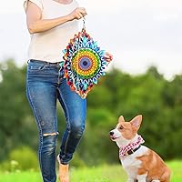 Vista 61 de FONMY - Molinillo de viento con forma de mandala y con bola de cristal en 3D, de acero inoxidable, atrapasol, ideal como regalo de Navidad