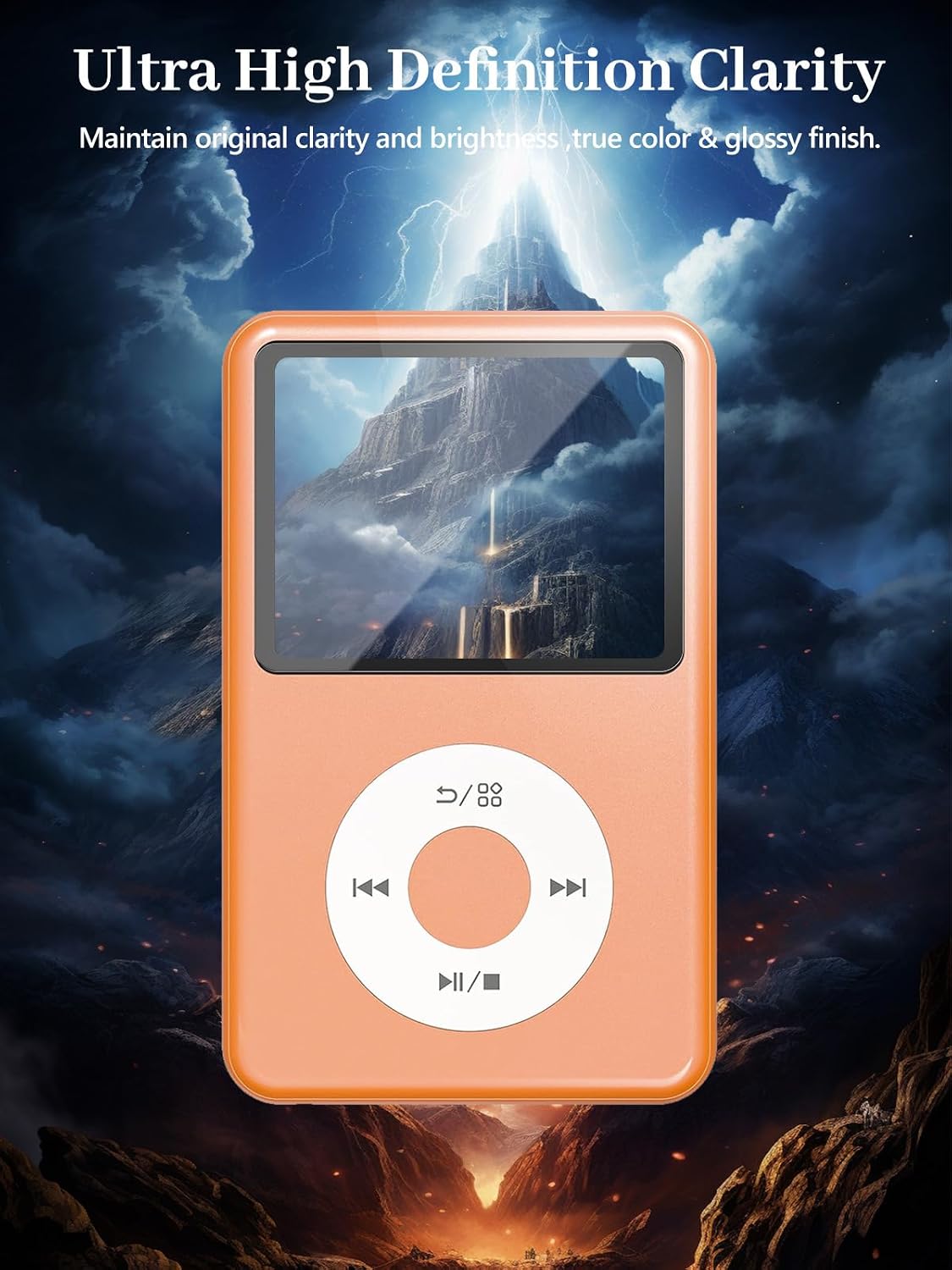 Screen Protector for Innioasis Y1 MP3 Player, 6H Hardness Tempered Glass, Anti-Fingerprint,Anti-Scratch, Easily Installation, HD Clear