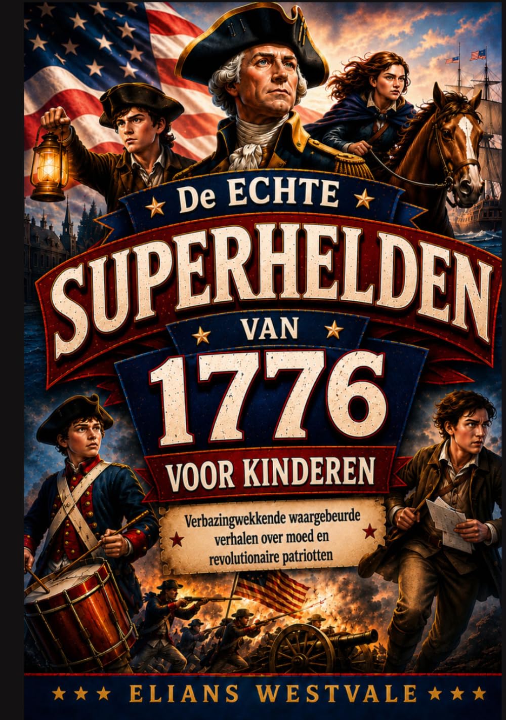 De ECHTE superhelden van 1776 voor kinderen: Verbazingwekkende waargebeurde verhalen over moed en revolutionaire patriotten