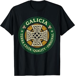 Galicia Celtic Cross Terra Original Vintage Trisquel Gift T-Shirt
