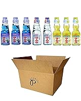 Vista 9 de RAMUNE - Refresco japonés variedad, paquete de 8, 6.76 onzas líquidas cada uno (arándano, uva, naranja, lichi (2 de cada uno))
