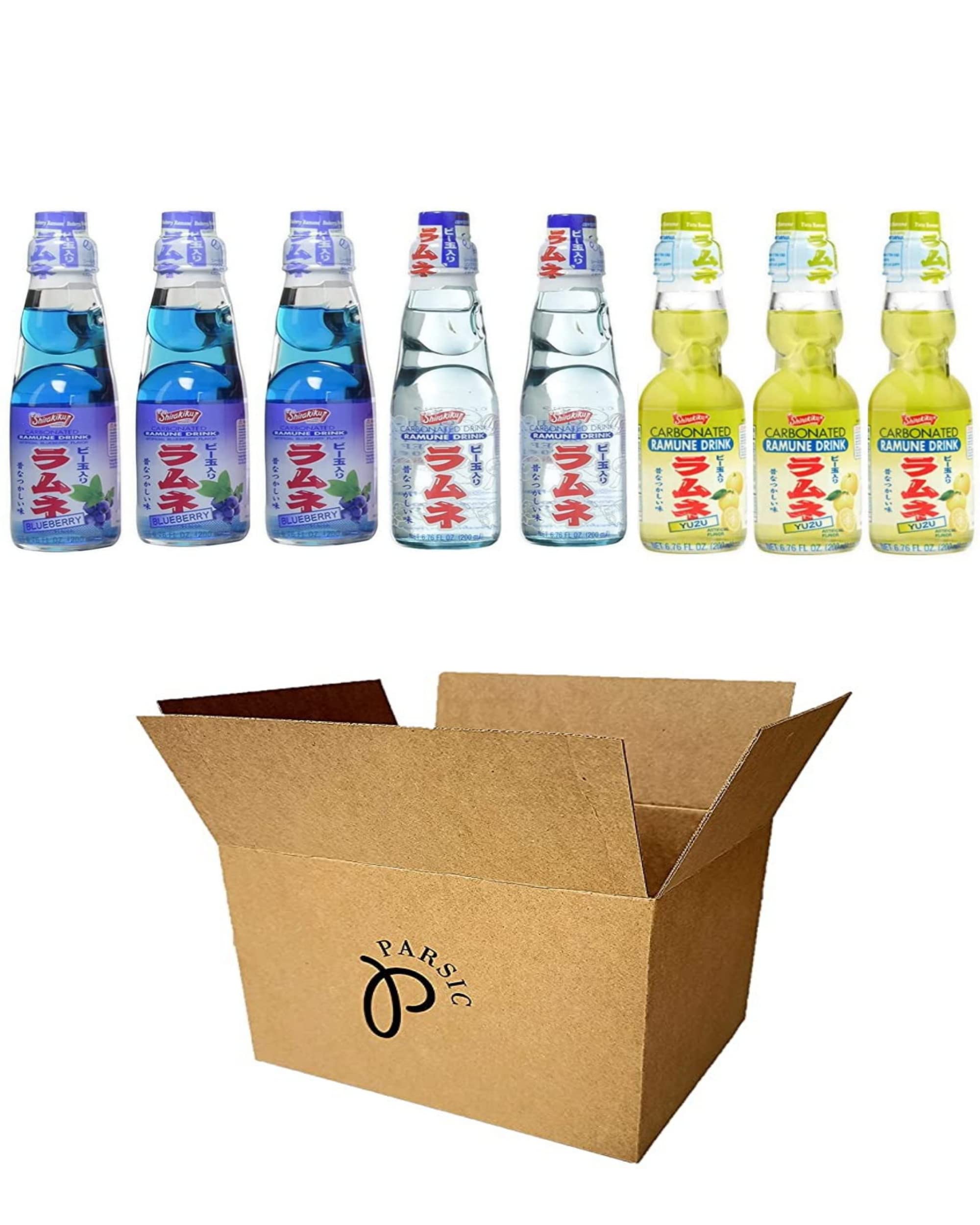 Amazon.com : RAMUNE Japanese Soft Drink Variety, 8-Pack, 6.76
