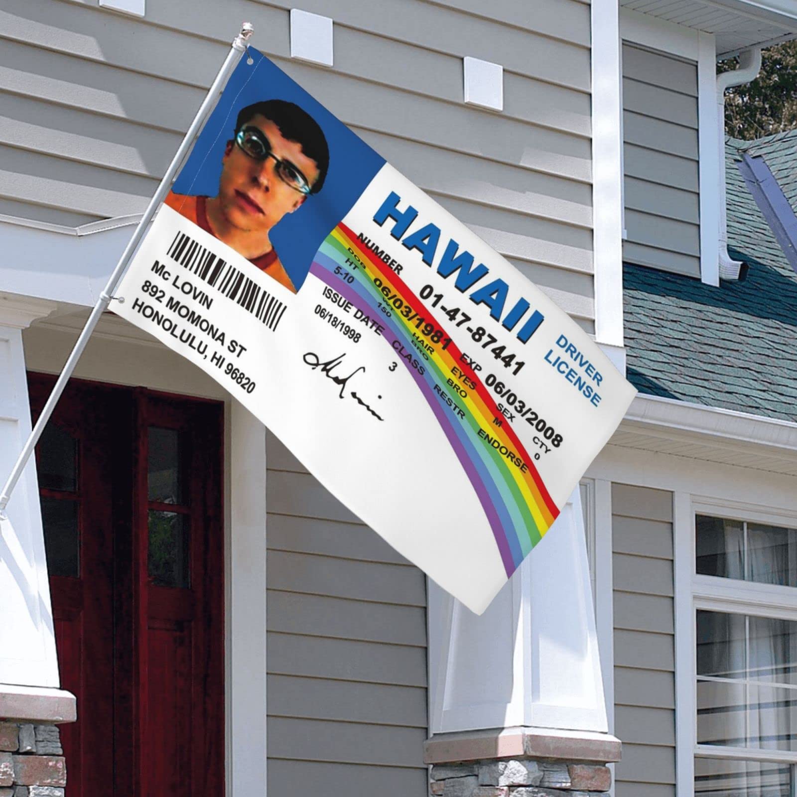 Lustige Meme-Flagge Für Studentenwohnheim – 12x18 Cm, Doppelt Genäht, Mit Ösen