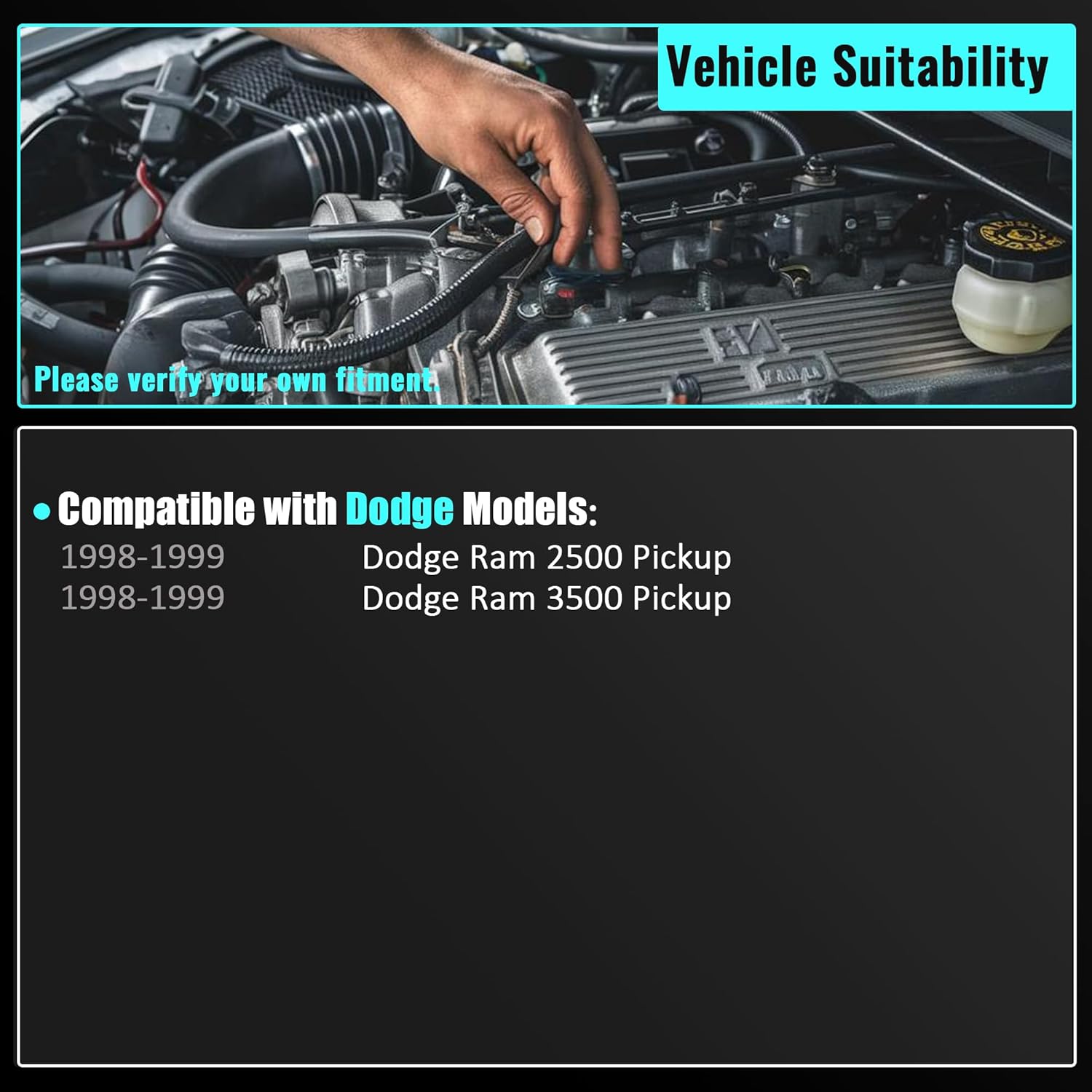 CC649027 Clutch Master and Slave Cylinder Assembly Compatible with Dodge Ram 2500 Pickup 3500 Pickup 1998-1999 52107620AB