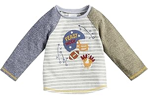 Baby and Toddler Boy Thanksgiving Feast Mode Shirt