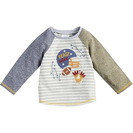 Baby and Toddler Boy Thanksgiving Feast Mode Shirt