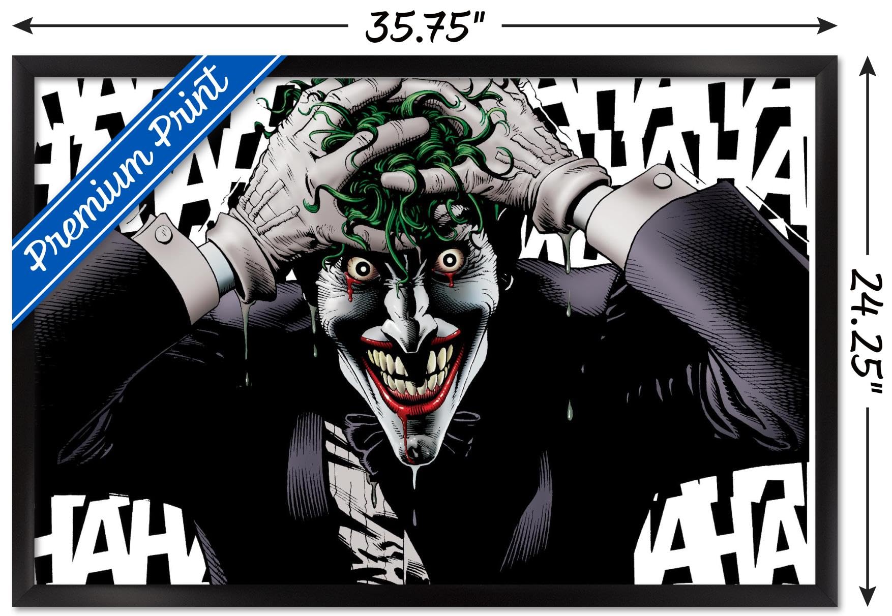 Trends International Wall Poster Joker Crazy, 22.375 x 34 : Amazon