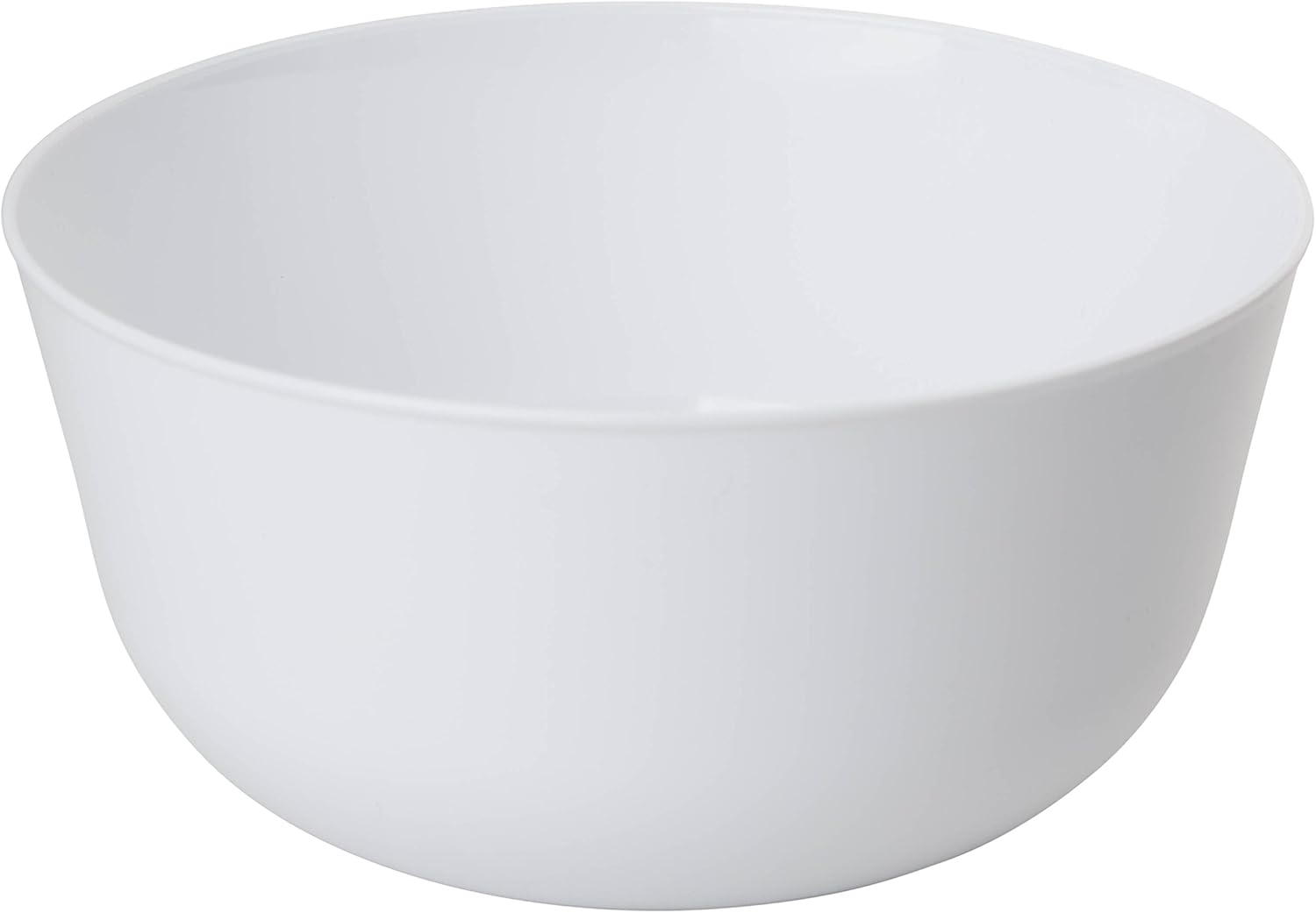 Trendables™ 60 - Pack Combo Premium Trend White Disposable Plastic Plates, Food Grade Plastic Dinner Plates Includes: 20 x 10.25" Dinner Plates - 20 x 8" Salad - 20 x 24 oz. Salad/Soup Bowls