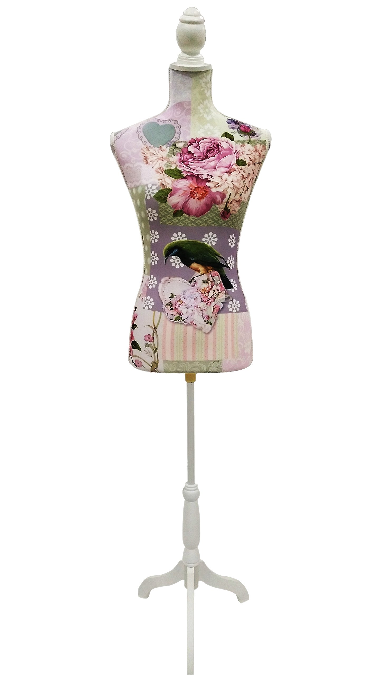 Mannequin/buste de couture femme à motifs avec pied, de la marque La Vida en Led.