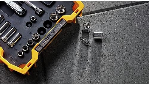 Miniatura 4 de DEWALT Juego de enchufes con bandeja Toughsystem, 3/8 pulg., juego de 37 piezas (DWMT45400)