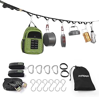 Ayaport Campsite Storage Strap Tent Camping Tree Hanging Organizer with ...