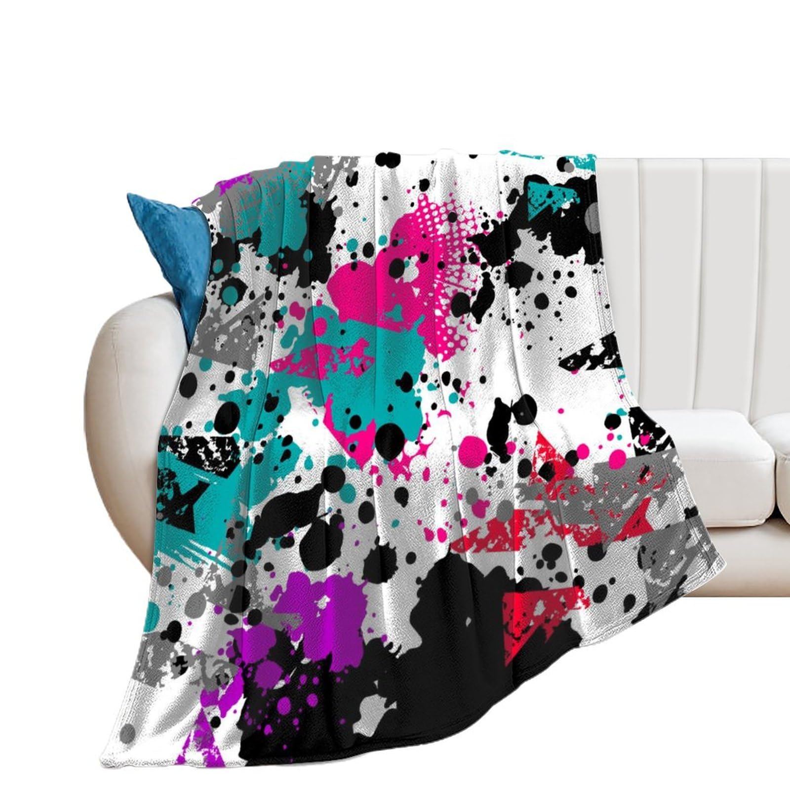 Jeté de canapé flanelle 130x150cm contre le froid du salon