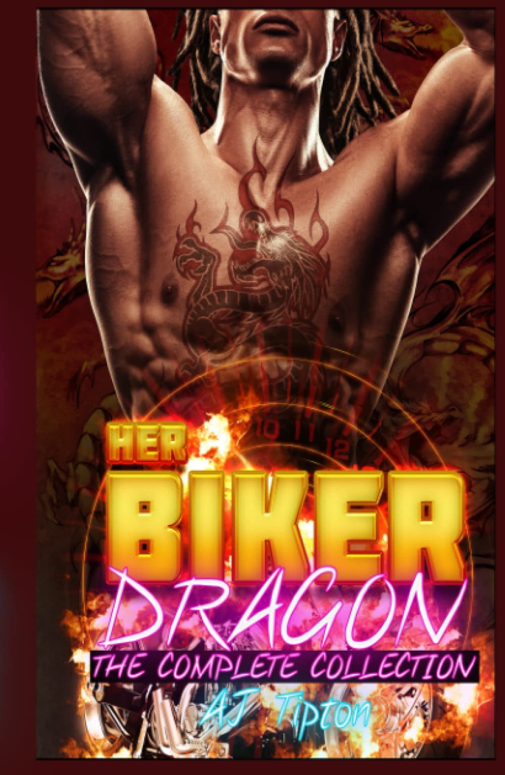 Book cover for Her Biker Dragon series