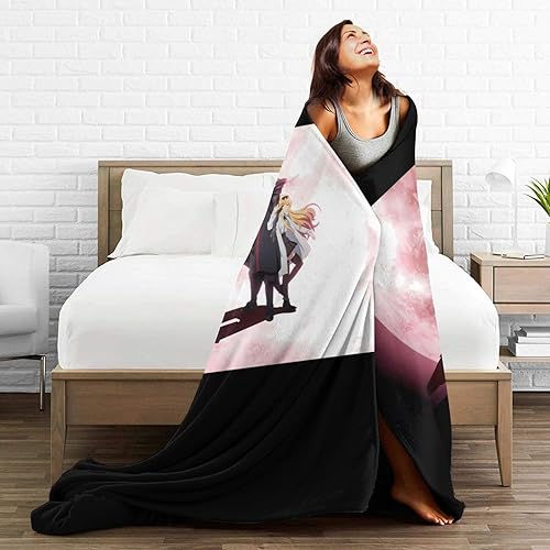 Miniatura 6 de CAVALEIRO Arifureta - Manta de personajes de recuerdos y jóvenes de nuestra generación, manta suave y cálida y ligera, 80 x 60 pulgadas