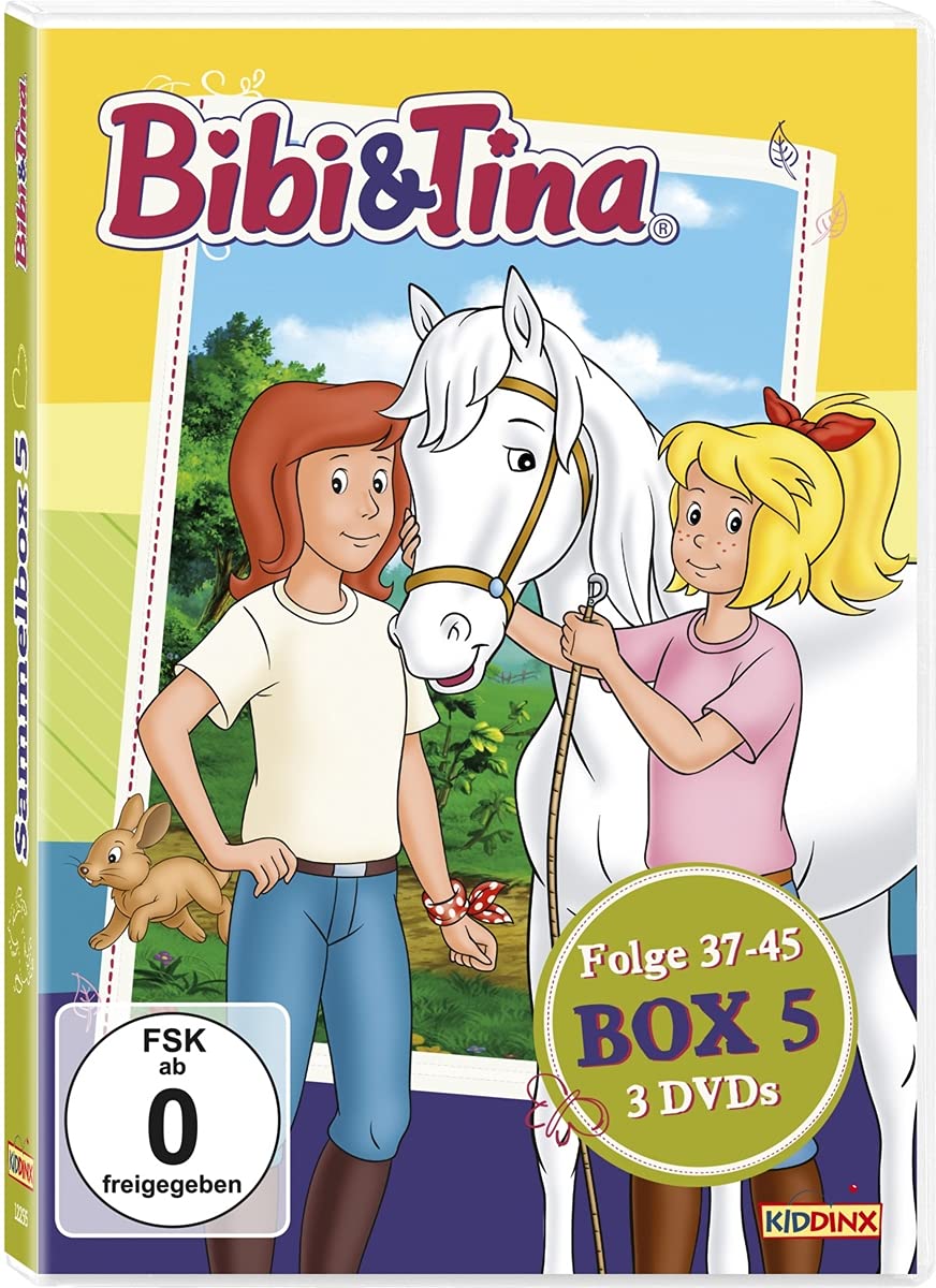 DVD Bibi y Tina Box 5 episodios 37 a 45 serie infantil alemana internacional