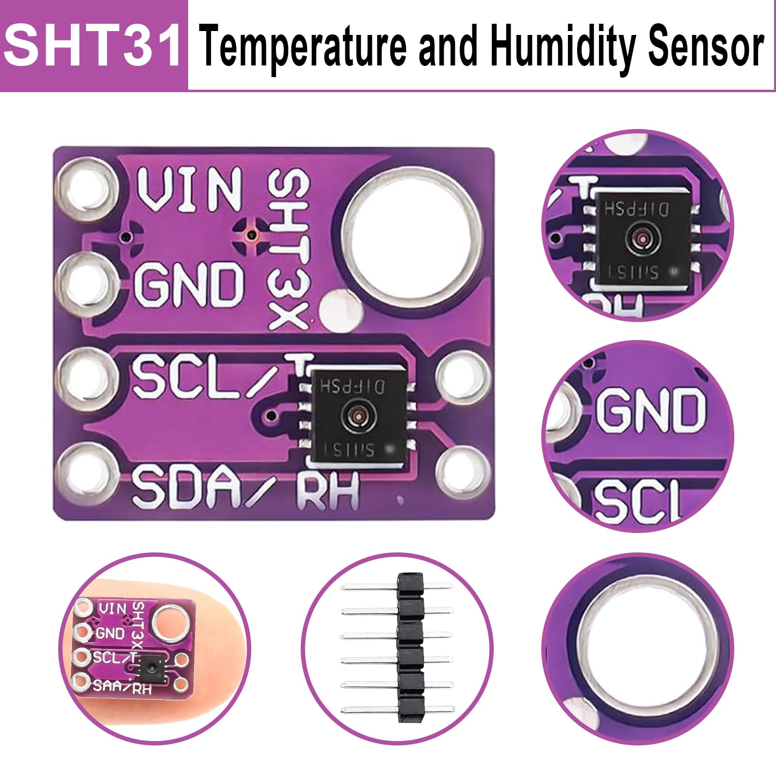 TRA-104D Temperatuur en relatieve vochtigheid sensor met analoge 4-20mA uitgang