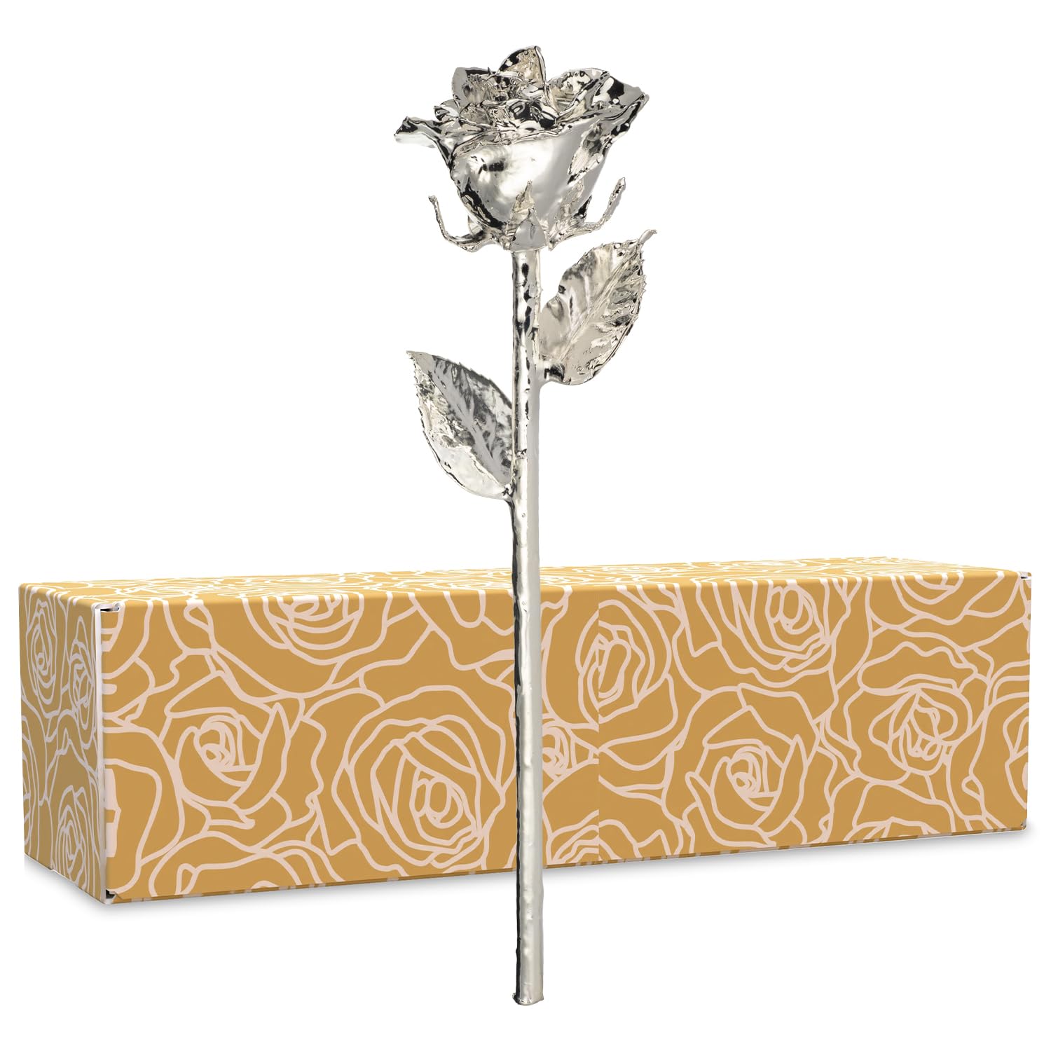 Amazon.com: Fantasy Rose Silver Dipped Rose, Unique & Everlasting