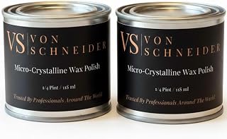 Von Schneider Micro-Crystalline Wax Polish, 118ml – Multi-Surface Protective Wax for Wood, Metal, Stone & Leather – Polishes, Preserves & Protects - pH Neutral, Easy to Apply, Made in the USA - 2PACK