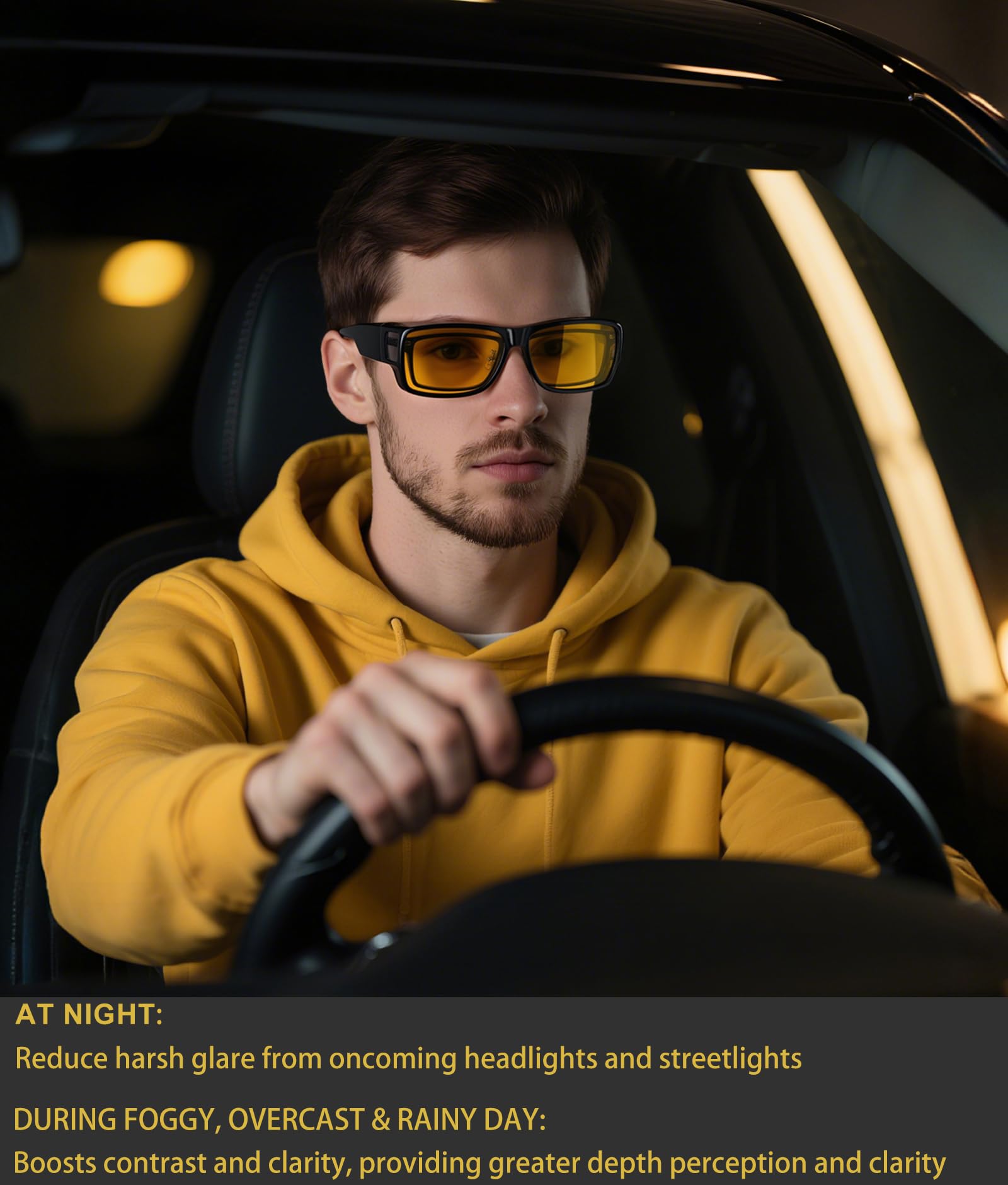 Snapklik.com : Night Driving Glasses For Men And Women Fit Over Night ...
