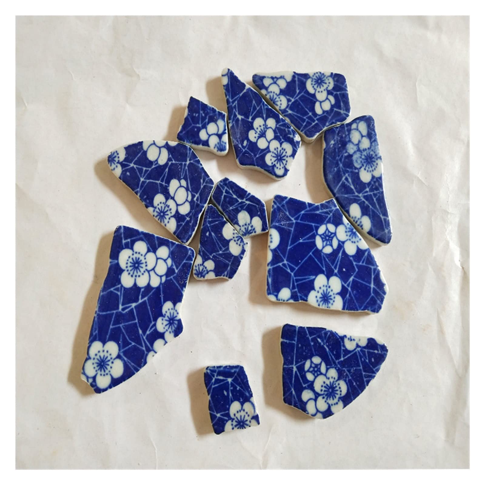200 g di tessere mosaico in ceramica, frammenti irregolari, fai da te, for realizzare mosaici for artigianato, hobby, arte, decorazione parete for la casa(10)
