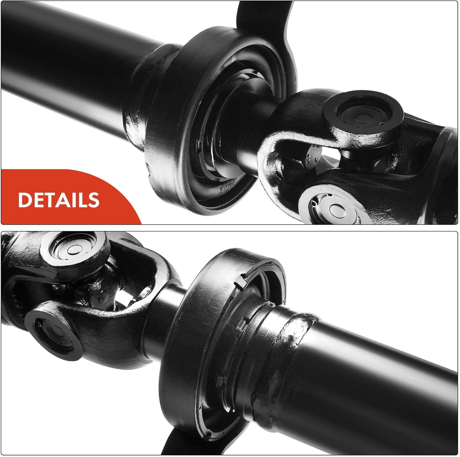 A-Premium Rear Drive Shaft Driveshaft Assembly Compatible with Audi A6 Quattro 1998 1999 2000 2001 2002 2003 2004, Automatic Transmission, Replace# 4B0521106C, 4B0521106H, Complete Prop Shaft