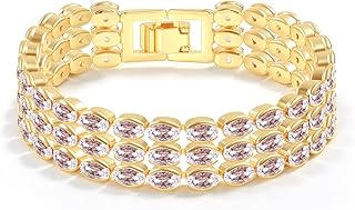 14K Gold Tennis Bracelet with CZ