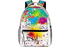 Spacious Unisex Baseball Backpack for School, Sports, and Casual Days