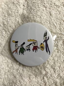 Amazon.co.jp: 氣志團綾小路翔手描きイラスト氣志團バッジ : おもちゃ