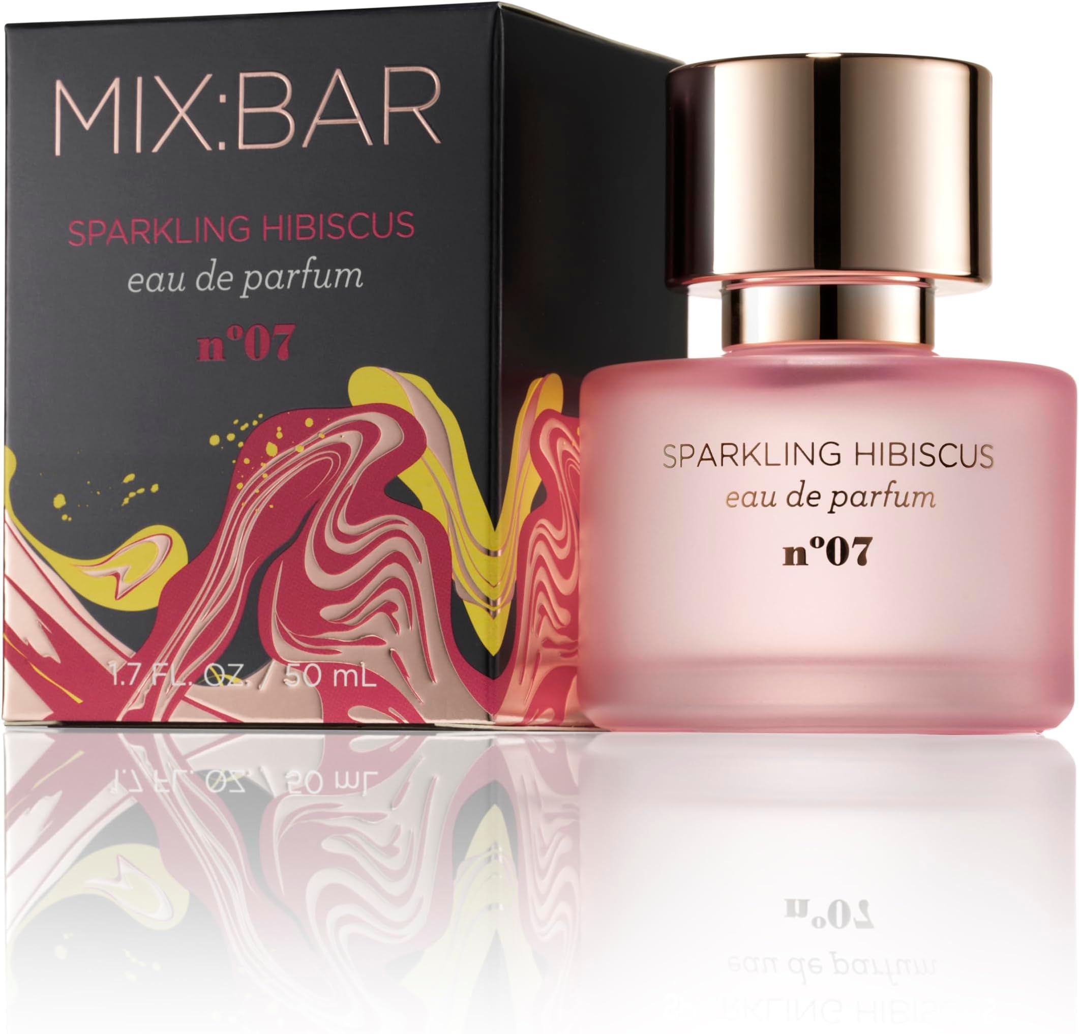 Sparkling Hibiscus Perfume for Women - Bergamot, Hibiscus, Cashmere Musk, Champagne Bubble Fragrance Notes - Fruity Scent Eau de Parfum Spray Cologne - Bergamot Oil Hair Mist Perfume - 1.7oz