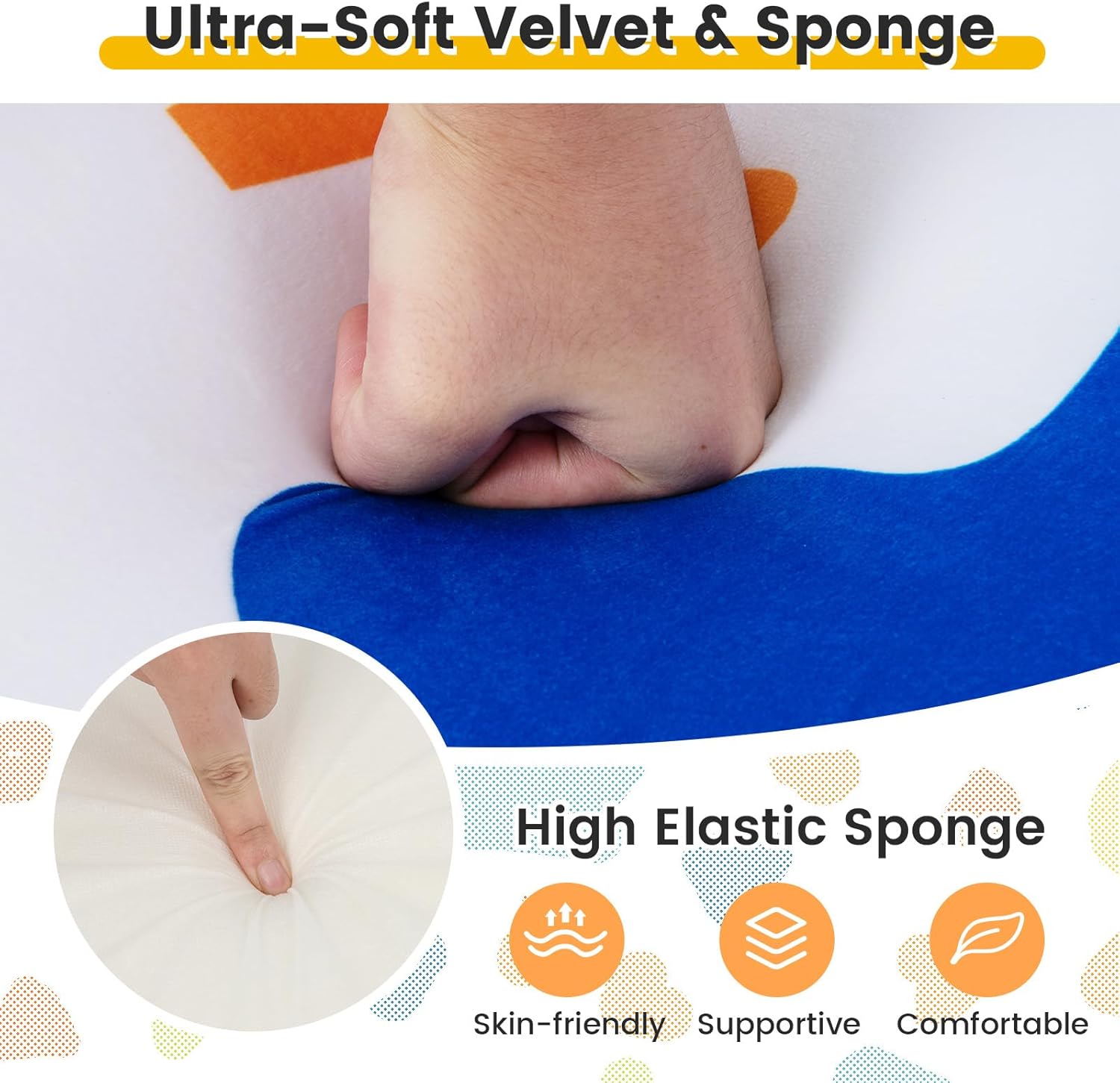 Costzon Kids Couch, Foam Filled Children's Sofa Armchair with Padded Pillow, Washable Velvet Cover & Soft Sponge Filling, Upholstered Sofa Chair Gift for Preschool, Playroom, Toddler Couch (Leaf)