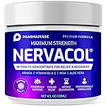 Pharmapulse Neuropathy Nerve Therapy & Relief Cream - Maximum Strength Relief Cream for Foot, Hands, Legs, Toes Includes Alpha Lipoic Acid, Arnica, Vitamin B6, Aloe Vera, MSM - Effective Soothing 4oz