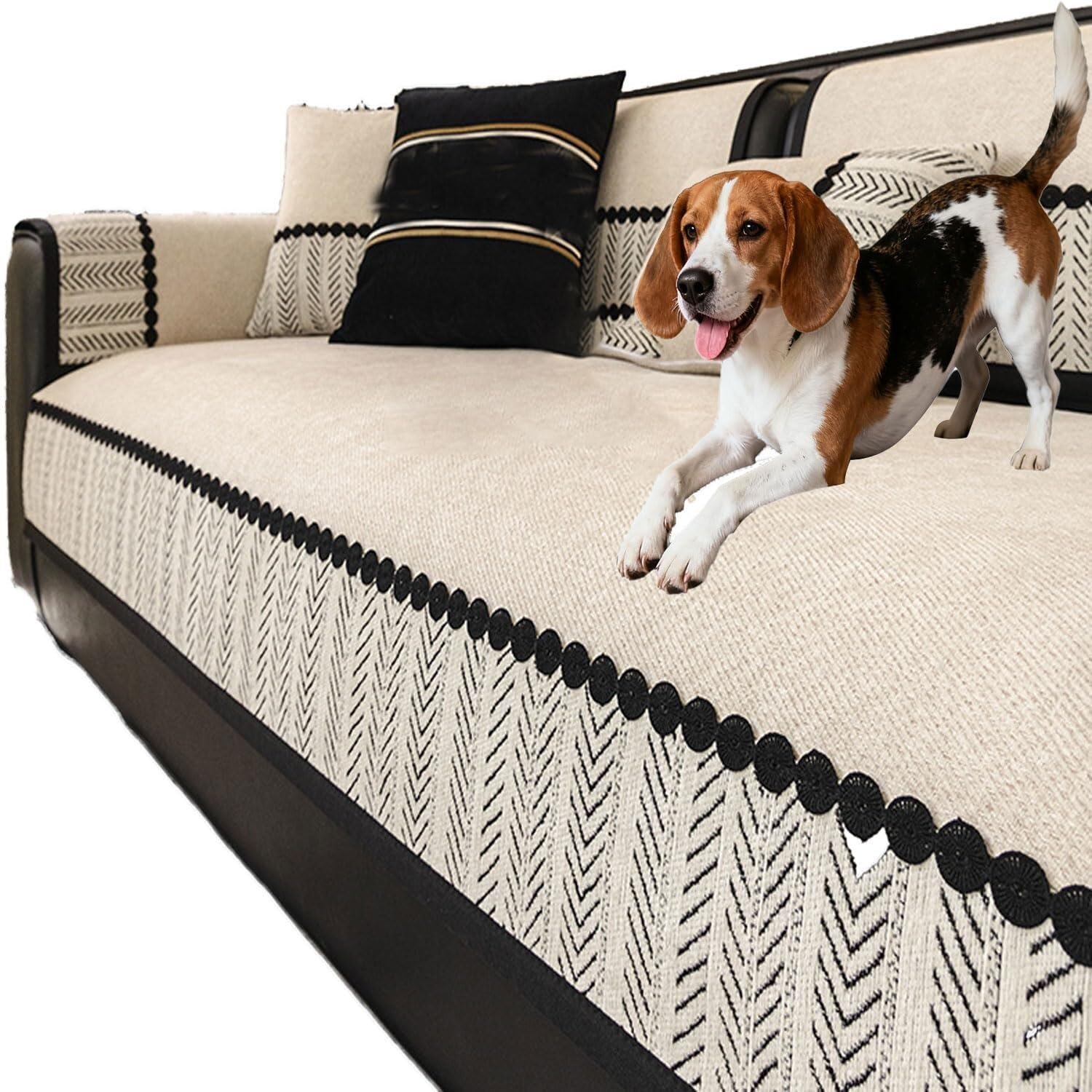 Housse de canapé antidérapante pour animaux chiens chats 110x280