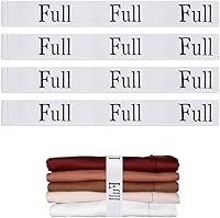 Vista 16 de 4 correas ajustables entrecruzadas para sábana bajera (4 unidades, color negro)