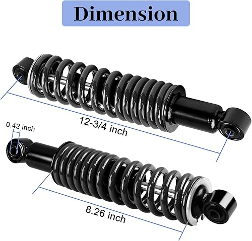 Miniatura 7 de iLSKW Yamaha - Amortiguador de carrito de golf resistente con resorte de 14 pulgadas para Yamaha Gas and Electric 1995-up, G14, G16, G19, G20, G22,