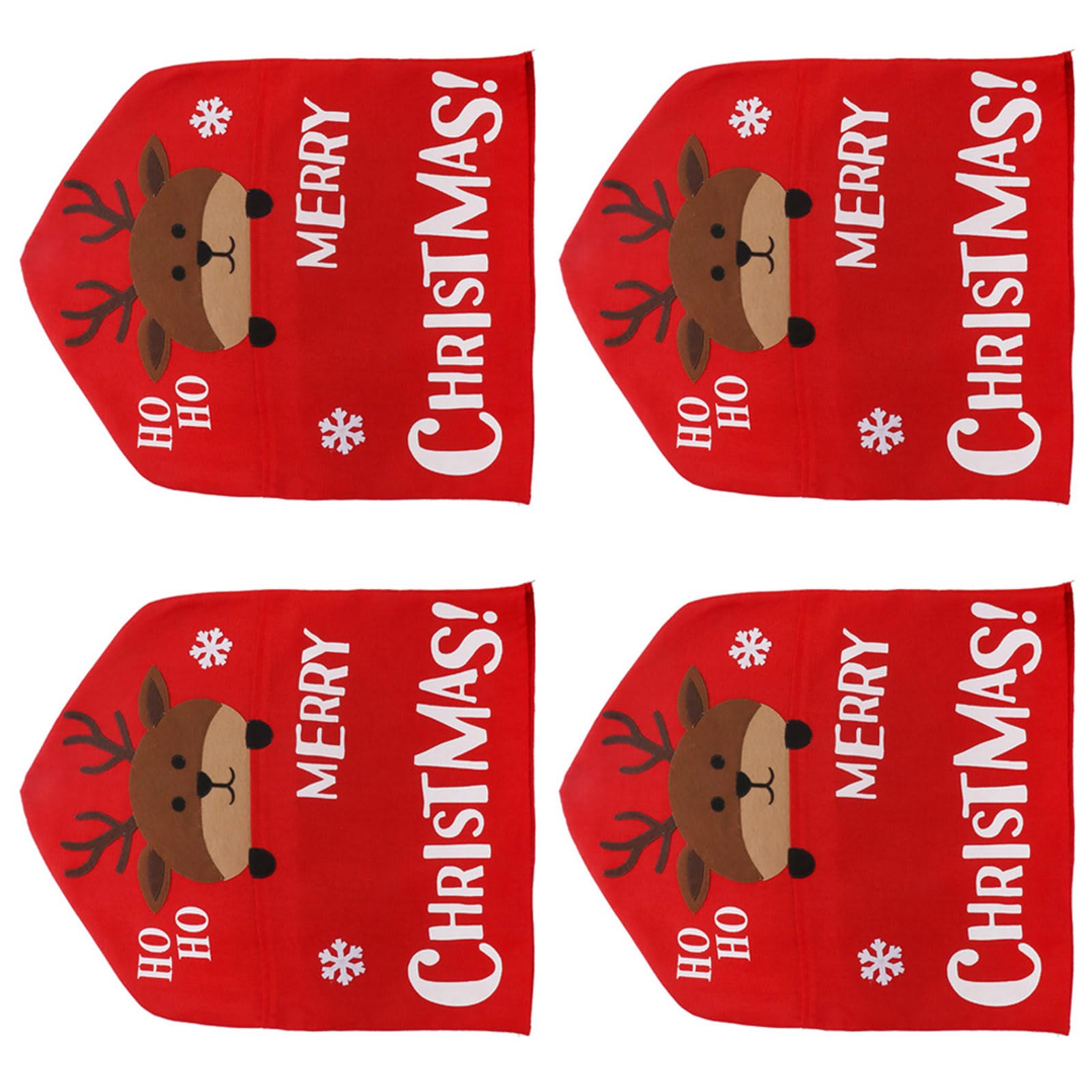 Xjdzineq Seasonal Santa Character Soft Chair Cover for Family Gatherings Christmas Celebration Christmas Chair Slipcover