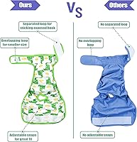 Vista 3 de wegreeco - Pañales lavables y reutilizables para perros (patrón elegante), pañales para perras, paquete de 3 (elegante, talla XL)