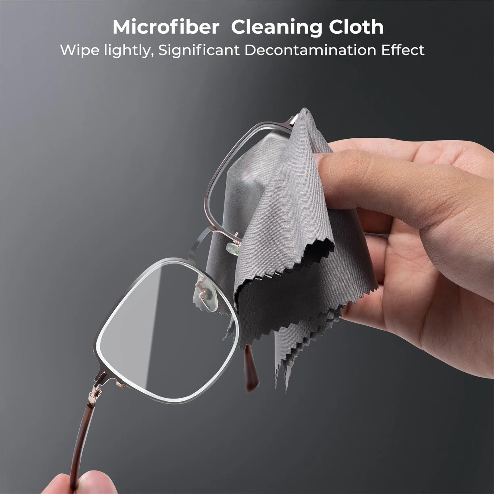 Lot de 20 lingettes nettoyantes en Microfibre lavables for lentilles, for téléviseurs, Ordinateurs Portables, appareils Photo, écrans et Lunettes(20 PCS Cloths)