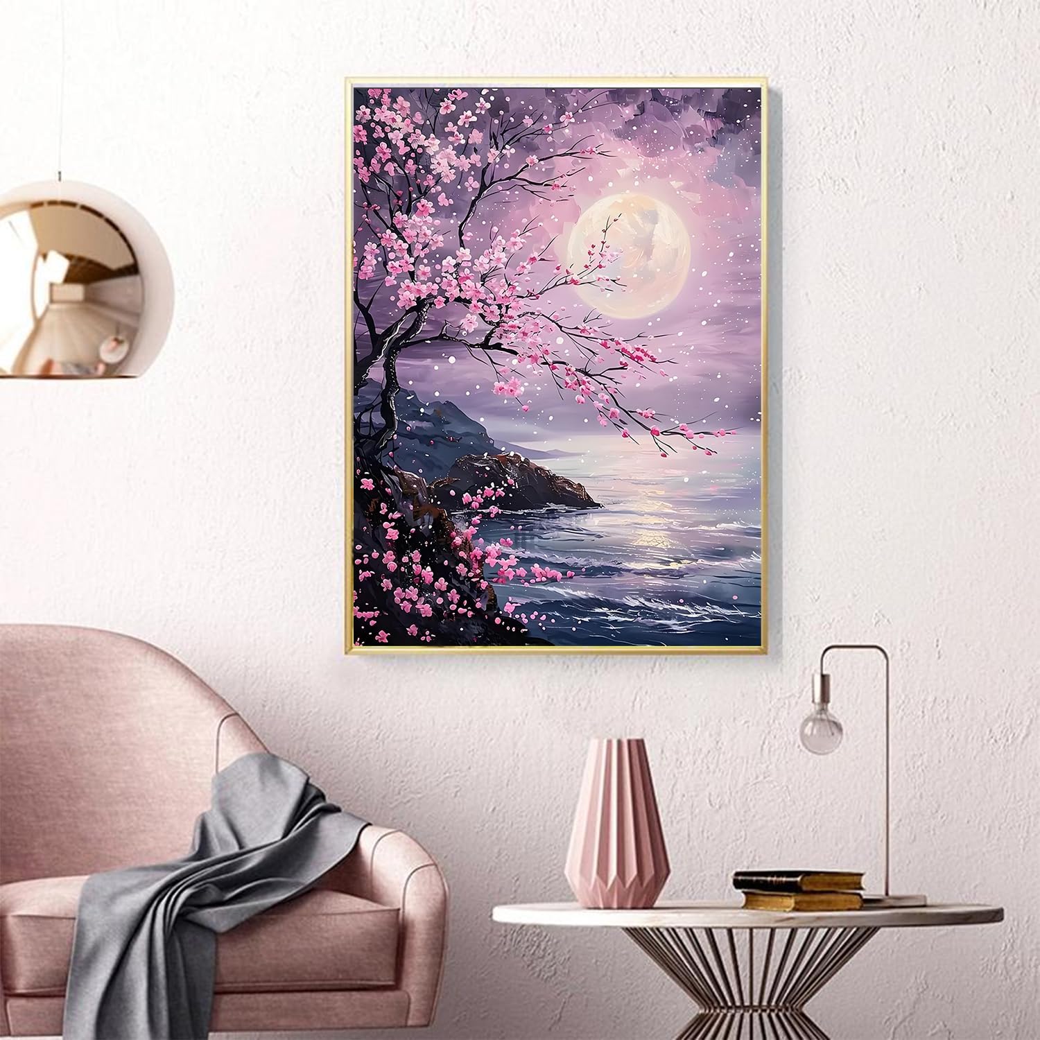 Diamond Painting 5D Fai Da Te - Paesaggio Titanico, Quadro Completo Con Diamanti Rotondi, 30x40 Cm, Regalo Decorazione Casa