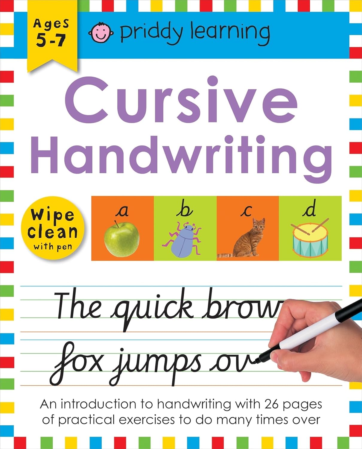 Cursive Handwriting Wipe Clean Workbooks Books, Priddy, Priddy
