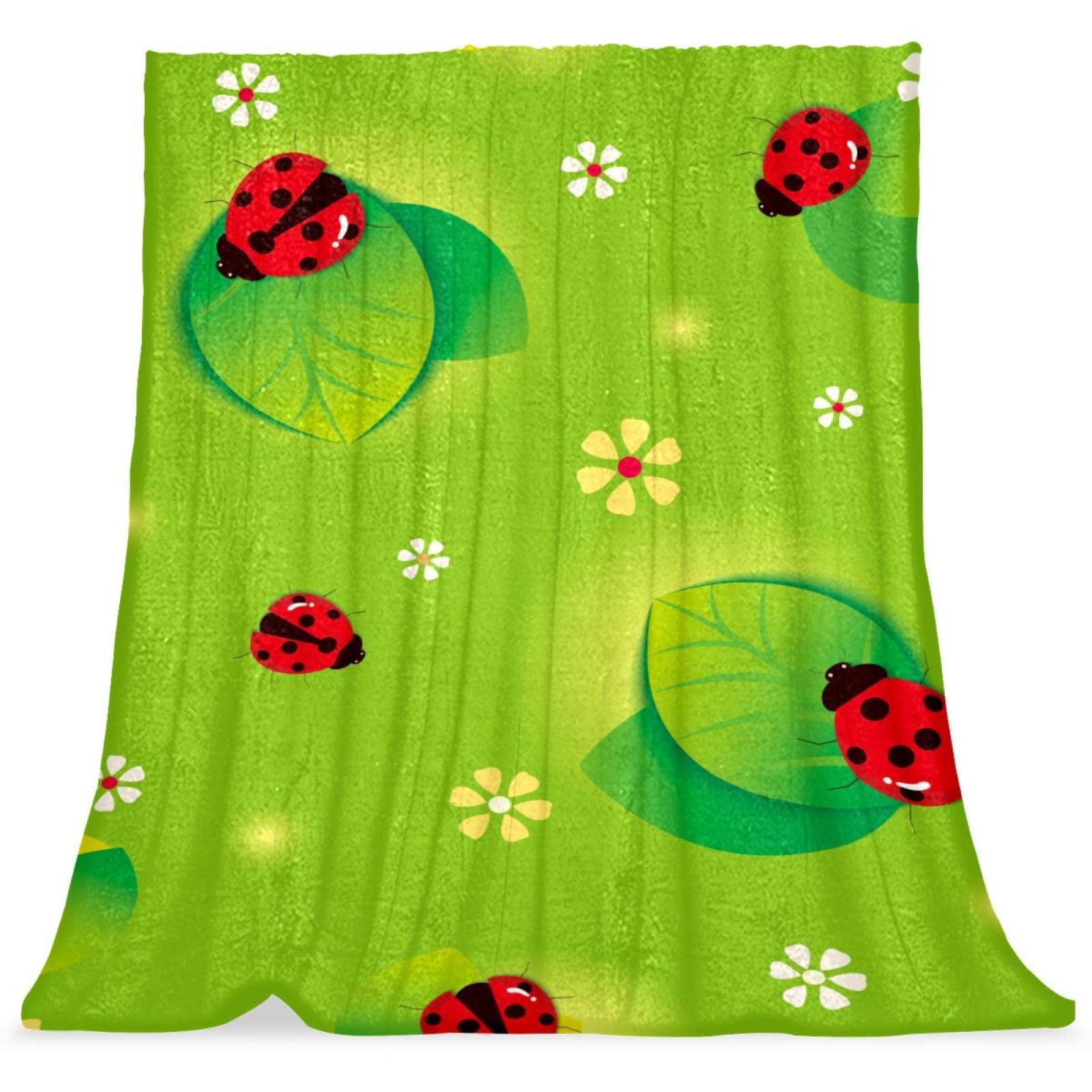Couverture de lit moelleuse pour enfants parfaite pour les siestes de printemps
