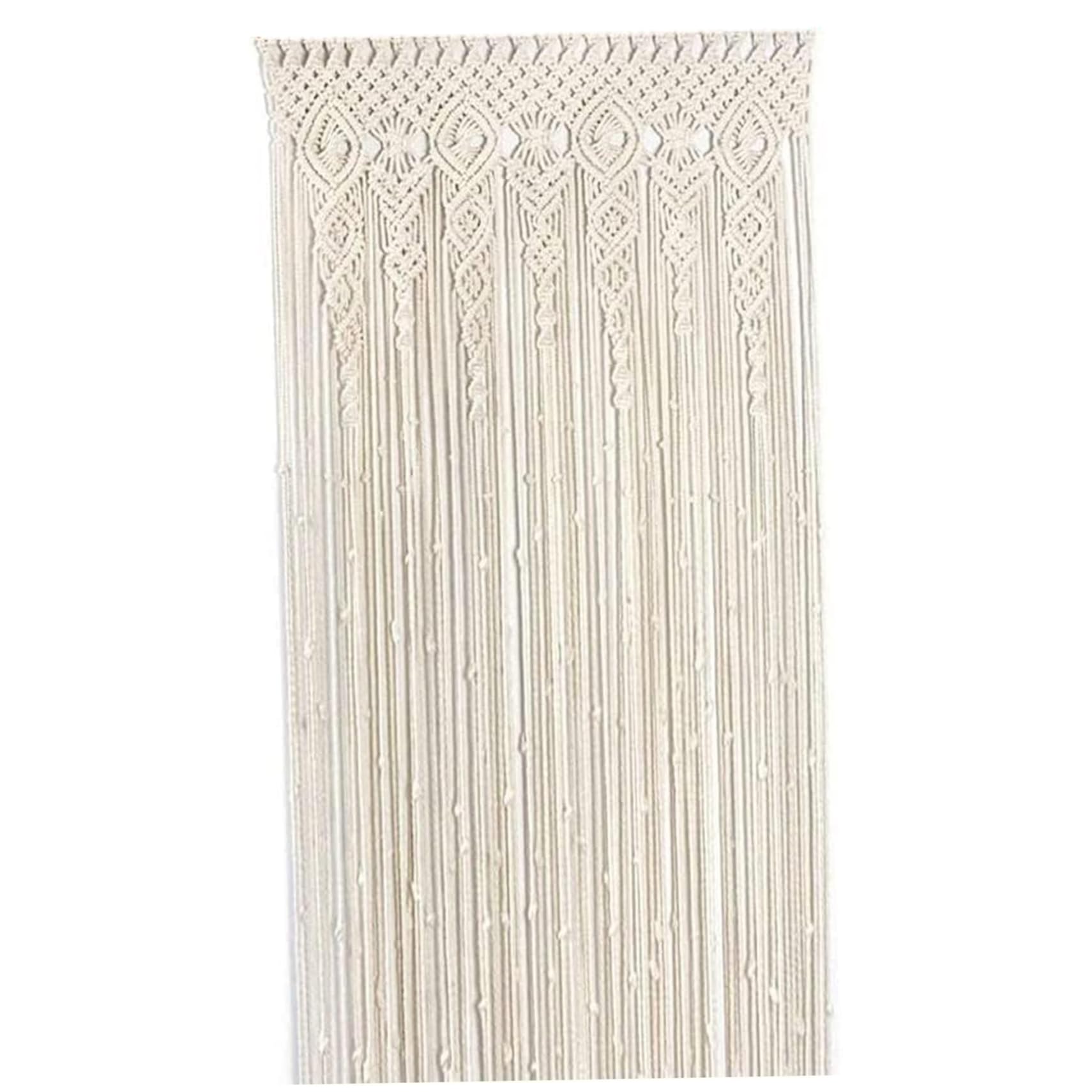 Rideaux Boho tressés en macramé suspendus pour décoration murale porte et fenêtre maison